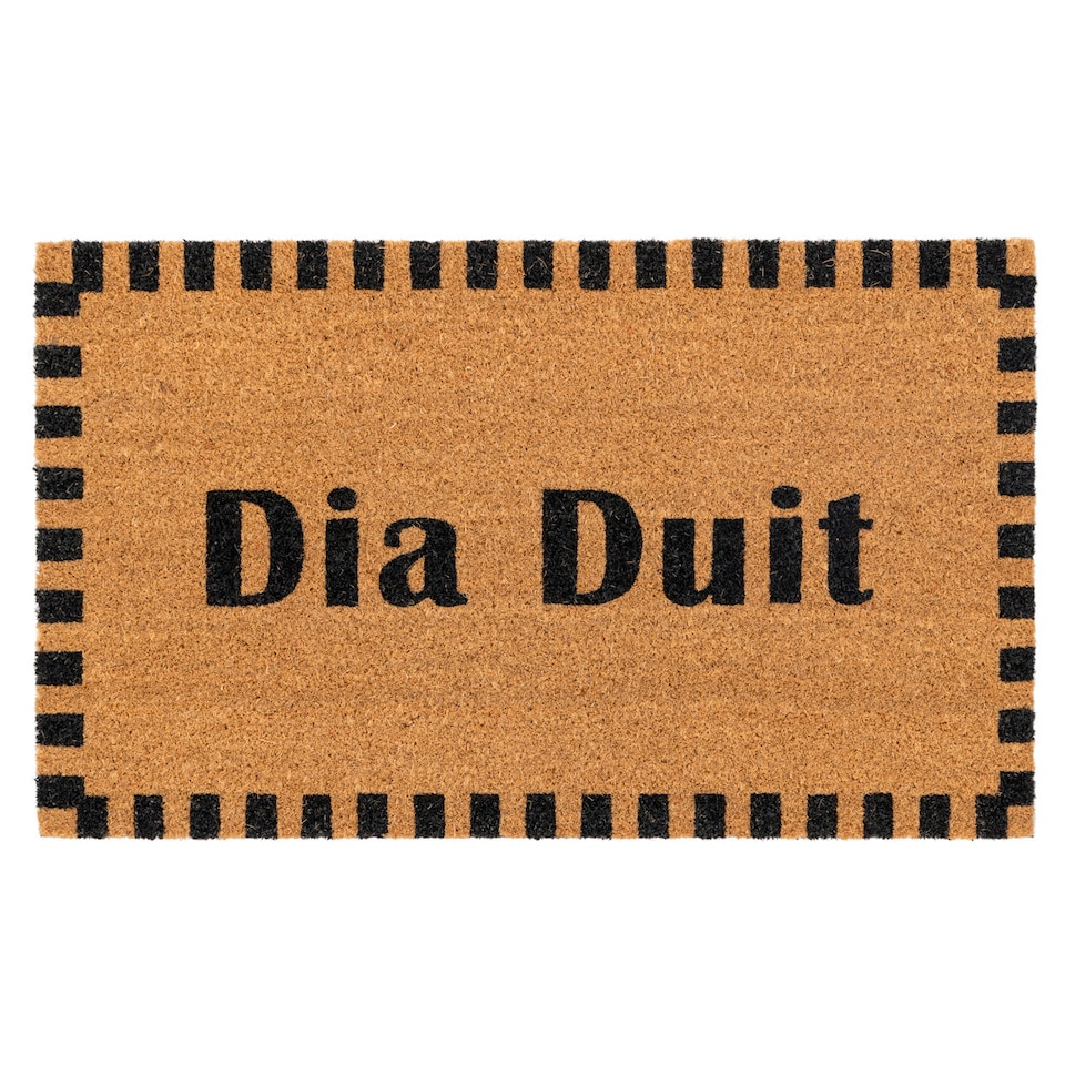 image 1 of KUKOON Dia Duit Coir Doormat 45cm x 75cm