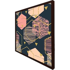 Hexagons (Picutre Frame) Brown | XL