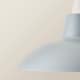 image 6 of ValueLights Civic Pair Silver Easy Fit Ceiling Pendant Shades and Bulb