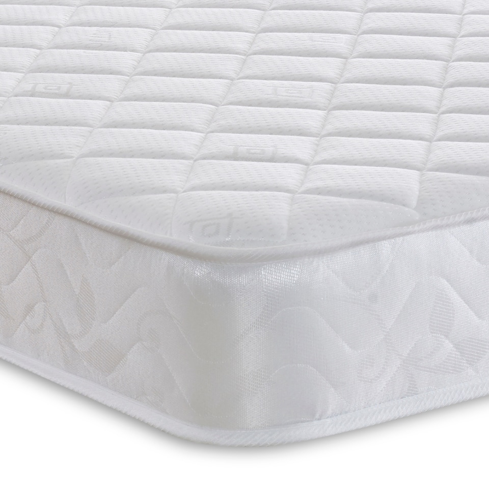 image 1 of Cooltouch Diamond Hybrid Mattress - 18cm Deep, Plush Feel | White | European Single