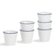 image 1 of Nicola Spring White Farmhouse Egg Cups - 5cm - Pack of 6