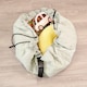 image 4 of 2-in-1 Toy Storage Bag & Playmat - Sage