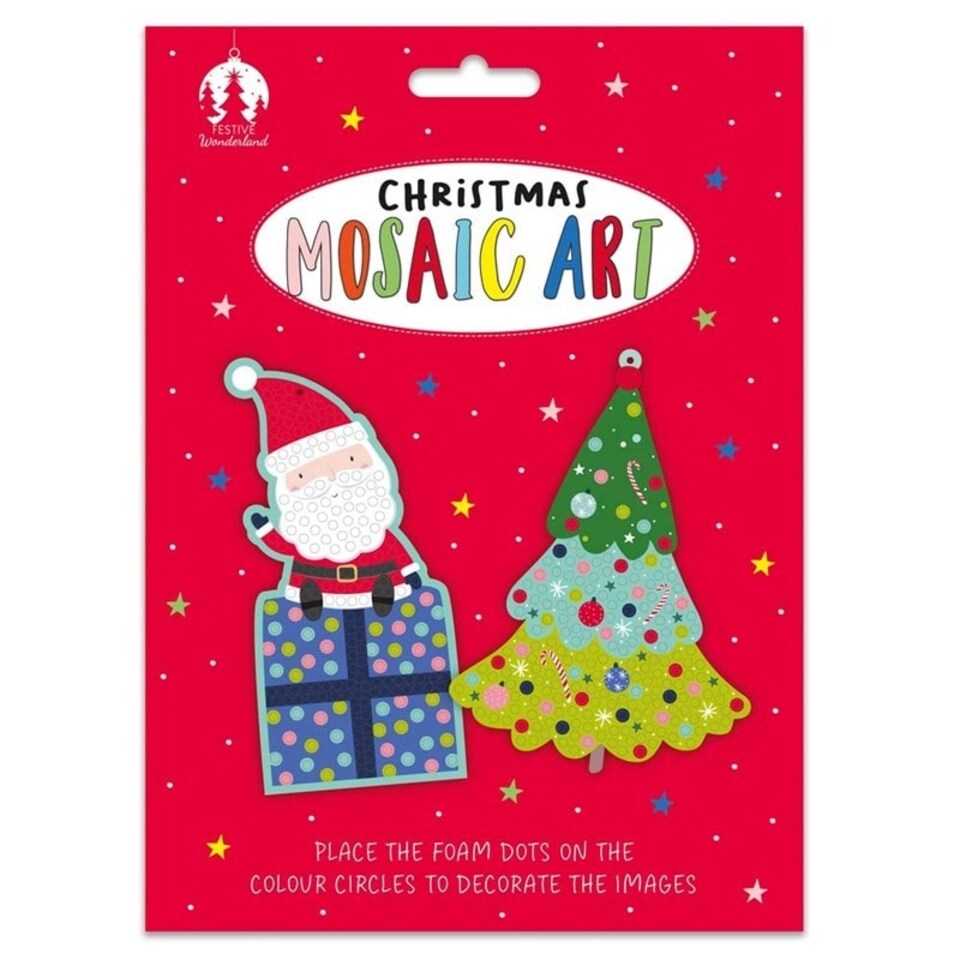 image 1 of Make Your Own Christmas Mosaic Hanging Decorations