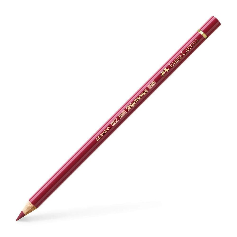 Faber-Castell - Polychromos Artists' Pencil, Dark Red (225) - FC110225