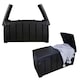 image 1 of Black 115cm x 55cm x 60cm Butterfly Opening Top 300 Litre Large Garden Storage Box Weatherproof with Padlock Hole Black