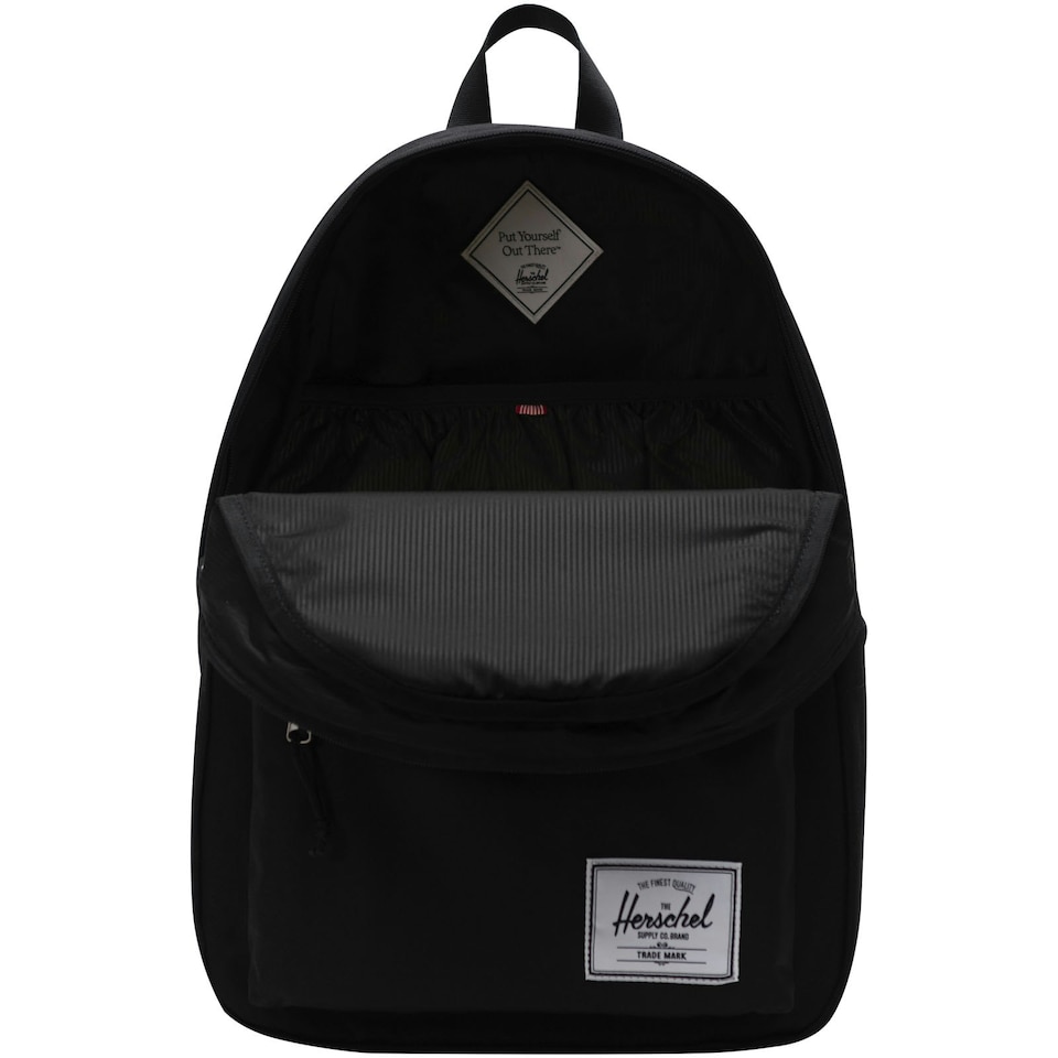 image 1 of Herschel Recycled 26L Laptop Backpack - Solid Black - One Size