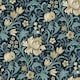 image 1 of Grandeco Marian Floral Wallpaper - Navy/Cream - One Size Blue