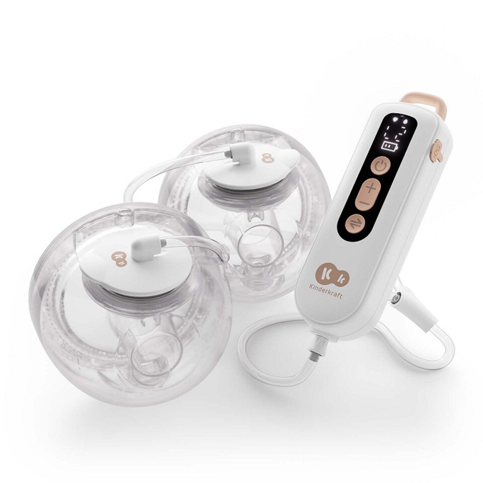 image 1 of Kinderkraft GentleFlow Double Electric Breast Pump 3 Modes 9 Levels 1800 mAh Battery