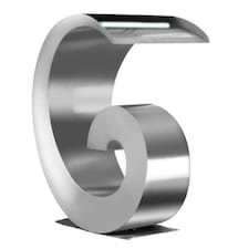 Primrose Atlantis Cascading Stainless Steel Water Feature with Lights 65cm