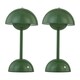 image 1 of Eleanor - Sage Green LED Rechargeable Touch Table Lamps Twin Pack