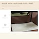 image 5 of PawHut 70cm Foldable Pet Carrier Bag Soft Travel Dog Crate for Small Dogs Brown