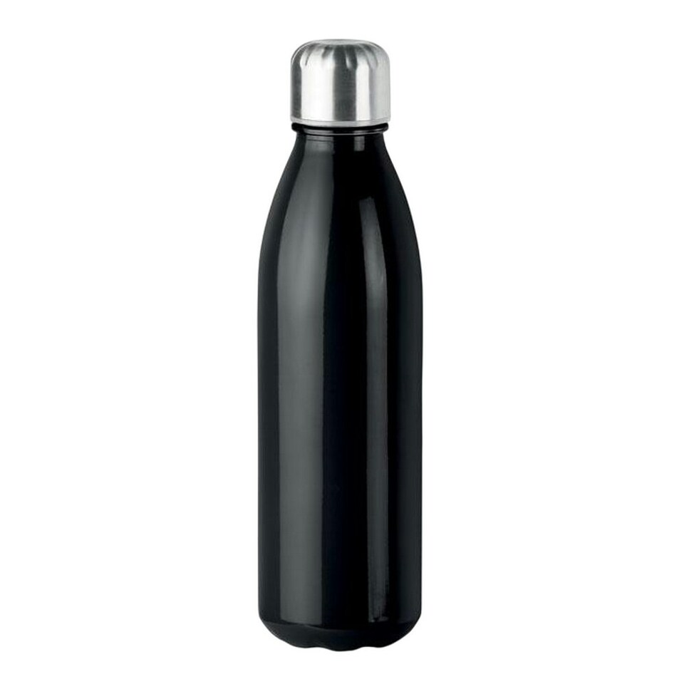 image 1 of MidOcean Aspen Glass 650ml Water Bottle - Black - One Size One Size