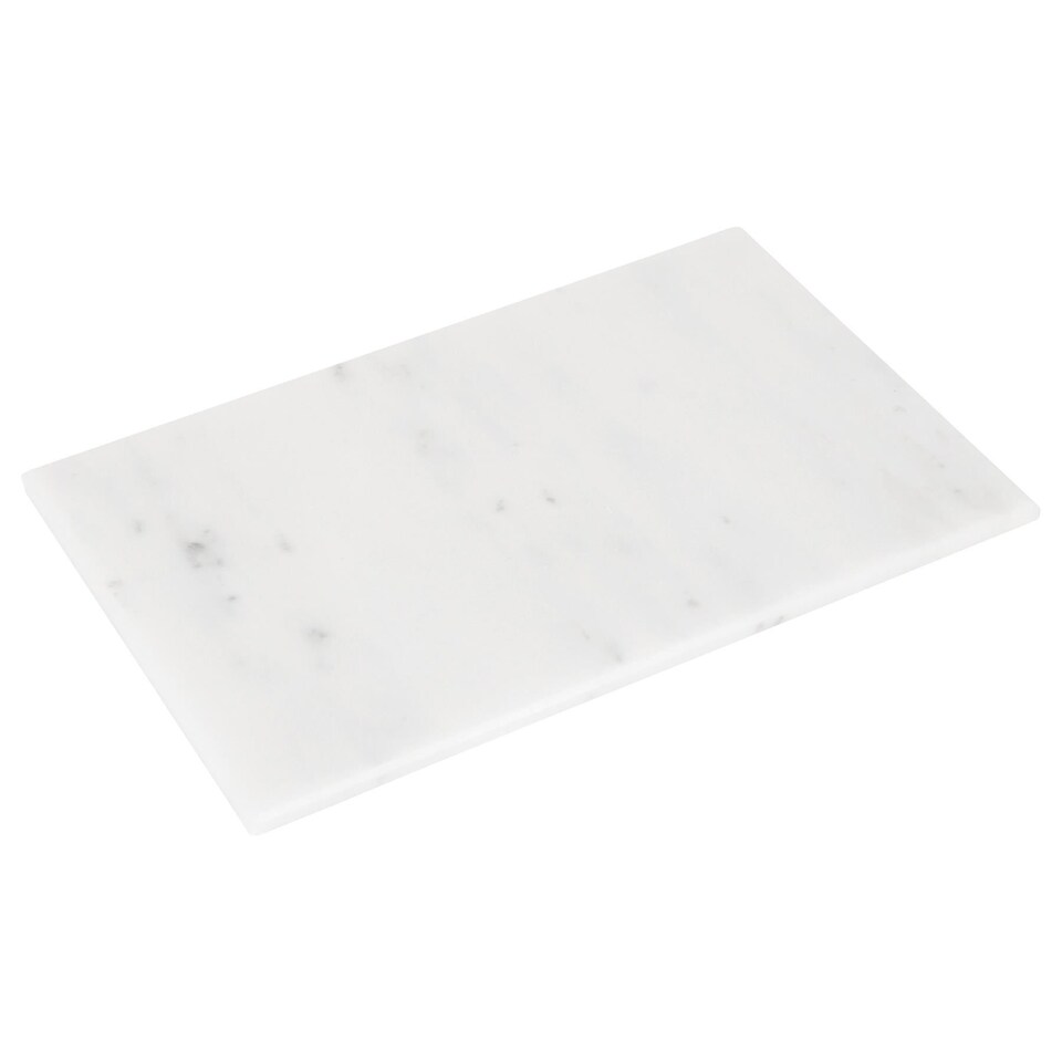 image 1 of Argon Tableware Rectangle Marble Chopping Board - 30cm x 20cm - White | White | White