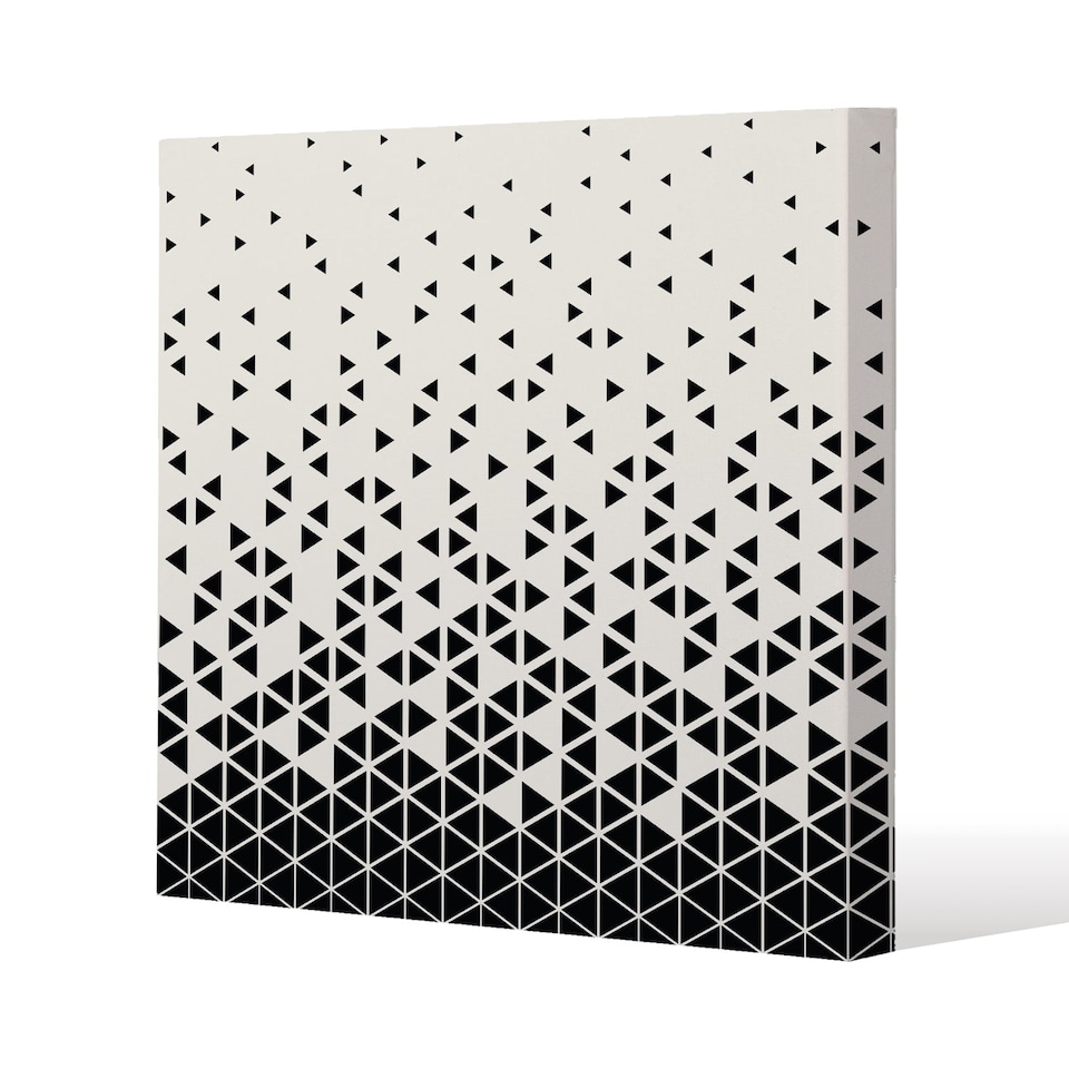 Geometric Triangles (Canvas Print) / 127 x 127 x 4cm | Multi