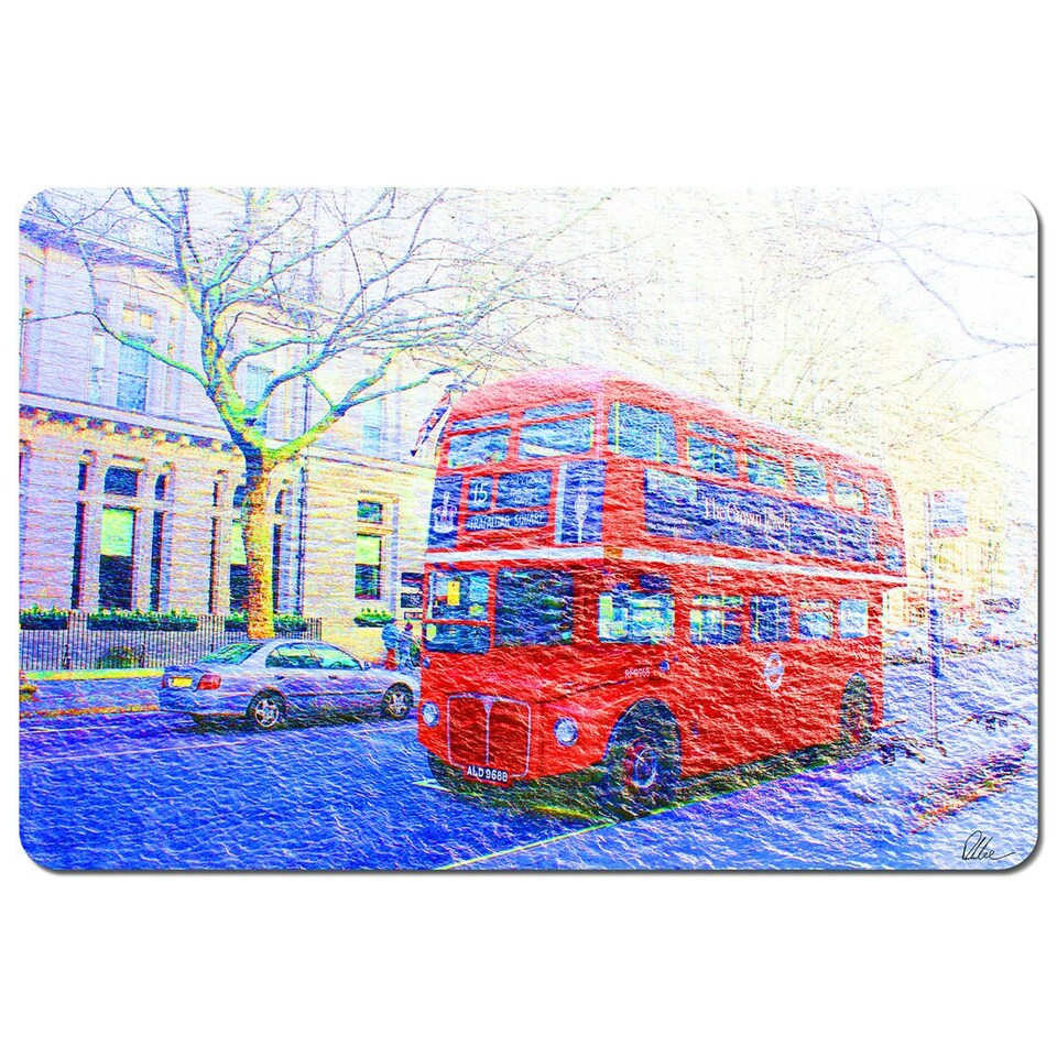 image 1 of london bus red (Placemat)
