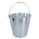image 2 of 15L Galvanised Steel Metal Bucket Pail Water Coal Fire Greenhouse Garden Plants 10pc