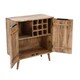 image 3 of Surrey Drinks Cabinet / Sideboard - Solid Mango Wood - L40 x W80 x H90 cm Brown