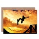image 1 of Skateborder Skatebord Ramp Sunset Action Shot Birthday Greeting Card