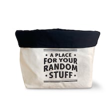 Pre-personalised Top Bloke Storage Pouch Gift For Tools Bits and Pieces - Choose From Over 60 Names and Titles - Random Stuff | Grey
