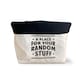 image 1 of Pre-personalised Top Bloke Storage Pouch Gift For Tools Bits and Pieces - Choose From Over 60 Names and Titles - Random Stuff | Grey