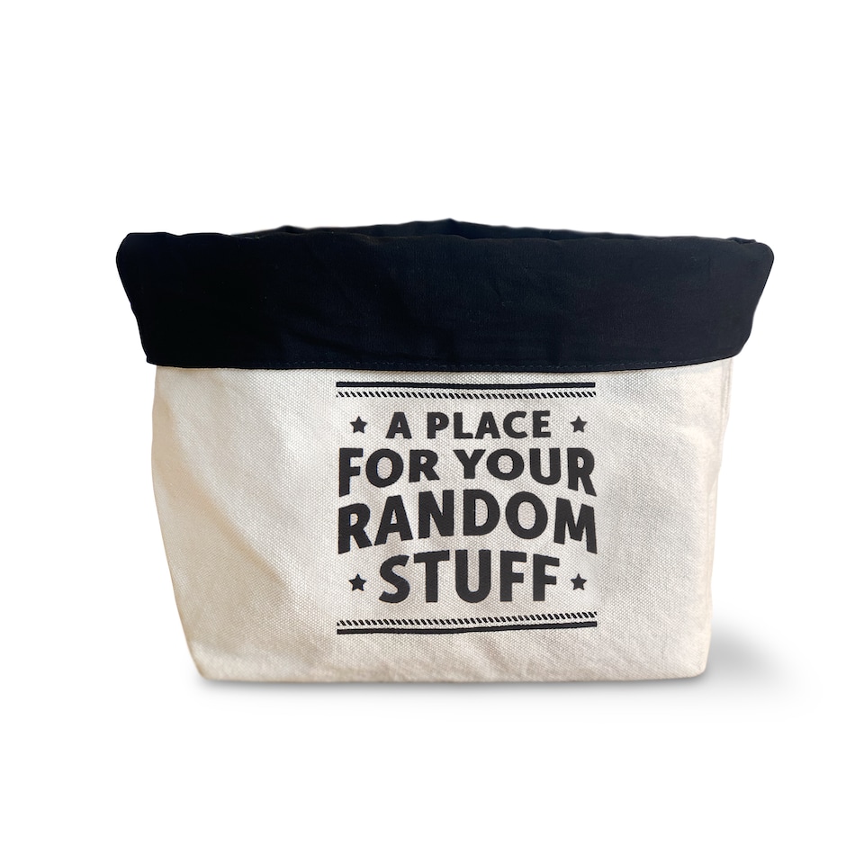 image 1 of Pre-personalised Top Bloke Storage Pouch Gift For Tools Bits and Pieces - Choose From Over 60 Names and Titles - Random Stuff | Grey