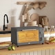 image 2 of HOMCOM Mini Oven 9L Countertop Toaster Oven with Timer Control 750W Cream