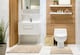 image 1 of Ripple Collection Pure Cotton Jacquard 2pc Bath Set in Beige