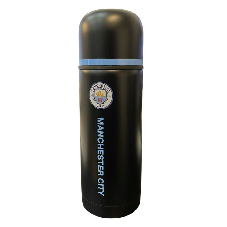 image 1 of Manchester City FC Thermal Flask 500ML Black