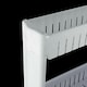 image 5 of 5 Tier Slim Slide Out Kitchen Trolley Storage Shelf & Organizer Rack White | White