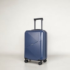 Cabin Suitcase Small 20’ Inch Hard Shell Hand Luggage - Lightweight, Durable with Built-in Cupholder, TSA Lock, Dual Spinner Wheels