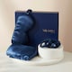 image 4 of Silk Addict 100% Mulberry Gift Set - Navy