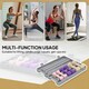 image 3 of HOMCOM 6kg Dumbbell Set, Weights Fitness Dumbbells, Pink, Purple, Brown