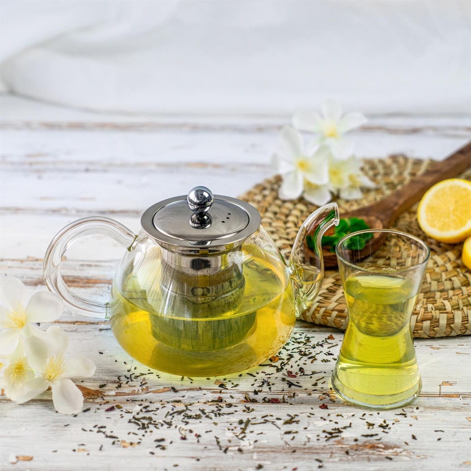 image 1 of Argon Tableware Glass Infuser Teapot - 700ml