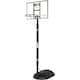 image 1 of NET1 Attack Youth Adjustable Basketball Hoop - Telescopic 2.0-2.6 m, 76 x 51 cm Polycarbonate Backboard, 38 cm Steel Rim, 38 L Portable Base (Black) | Multi | BLACK | 4396