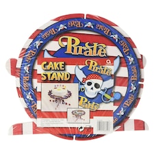 Amscan Pirate Cake Stand - Red/Blue/White - One Size