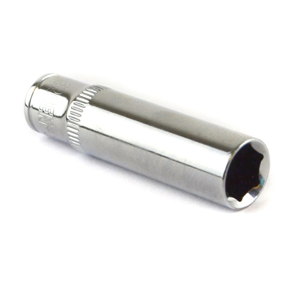 image 1 of 9mm 1/4" Drive Double Deep Metric Socket Single Hex / 6 sided Bergen