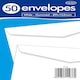 image 1 of Pack of 50 89x152mm White Gummed Envelopes