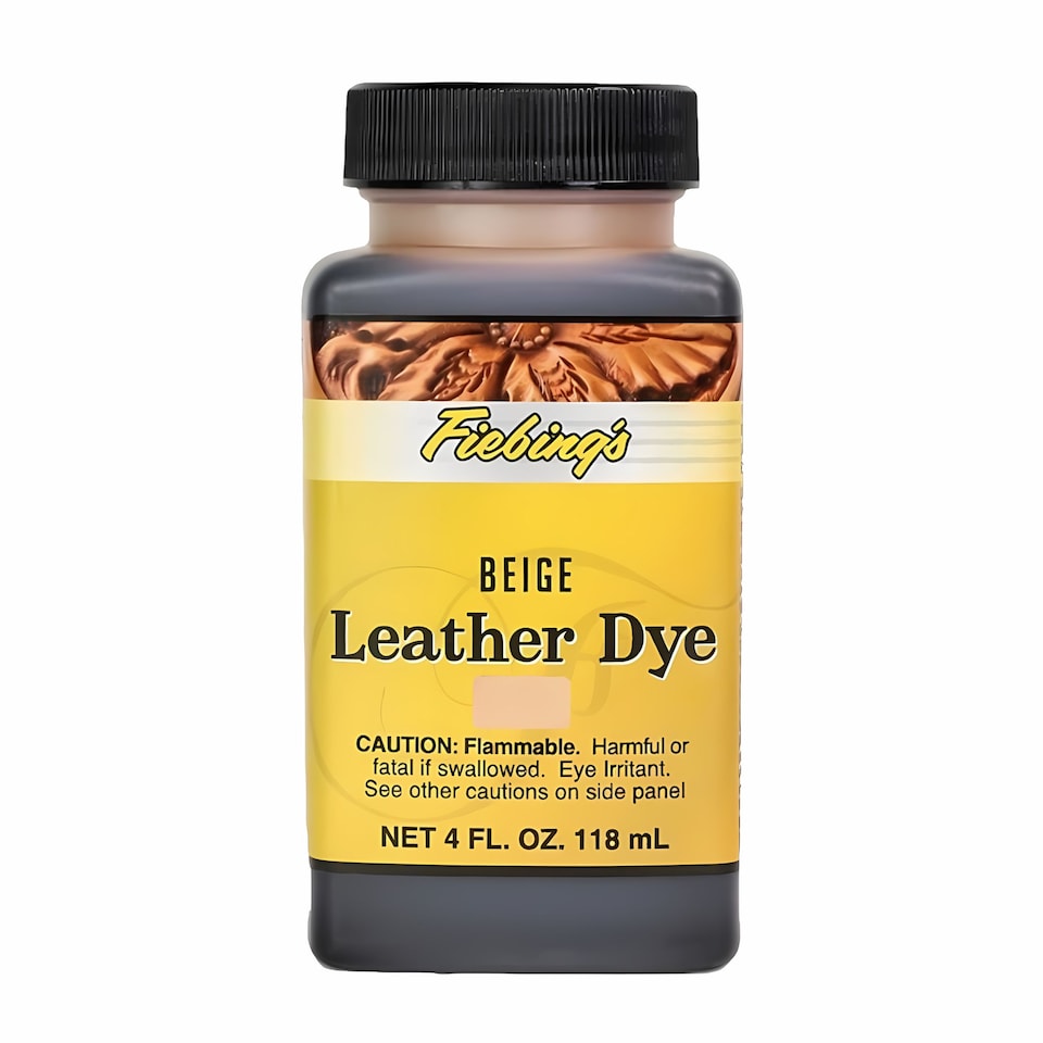 image 1 of Fiebing's Leather Dye - Professional Alcohol-Based Colour Dyes 4oz | Brown | Beige