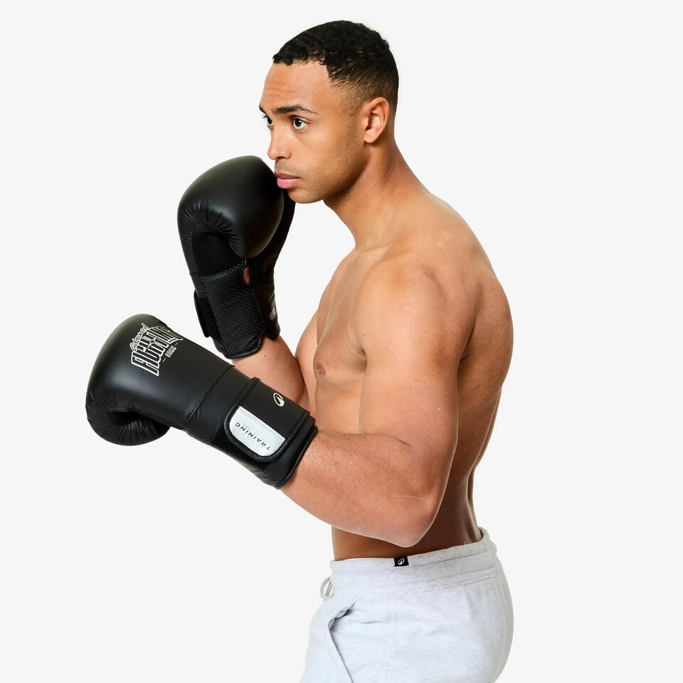 image 1 of Decathlon Boxing Training Gloves with Ergonomic Foam