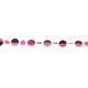 image 2 of Amscan Circle Hanging Decoration - Pink/Black - One Size