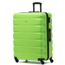 Flight Knight 29" Extra Large Suitcase – 20kg Capacity Hard Shell Check-In Luggage with 4 Wheels  100+ Airlines Approved: Ryanair, EasyJet, Jet2, Wizz Air, BA Green | Green/Black | Large
