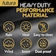 image 8 of Futura V Shape 260x210x80cm Waterproof Garden Furniture Cover 420D