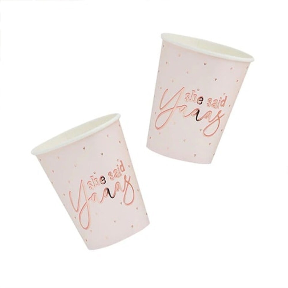 She Said Yaaas Hen Party Paper Cups 250ml - Pack of 10