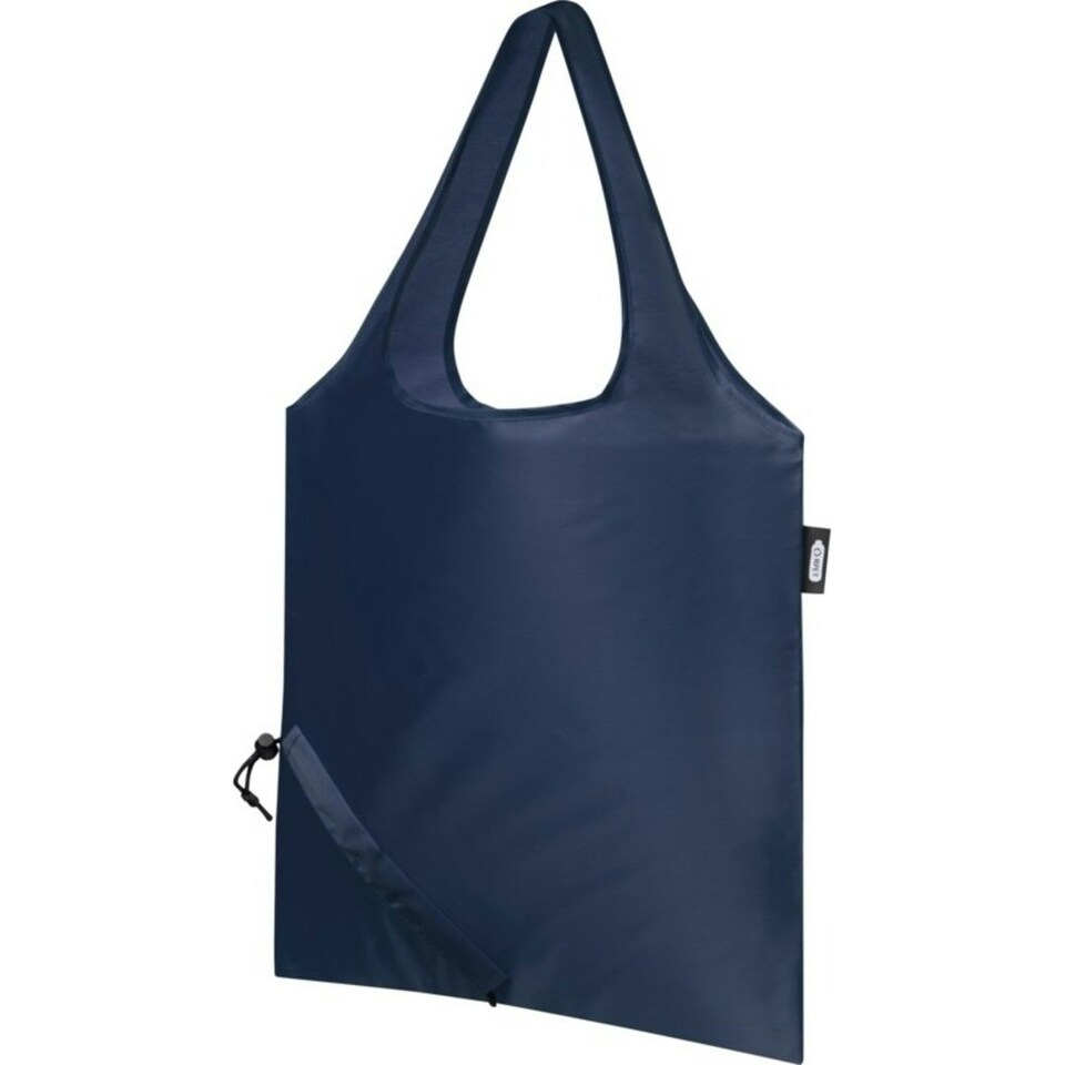 image 1 of Bullet Sabia Recycled Packaway Tote Bag - Navy - One Size Blue