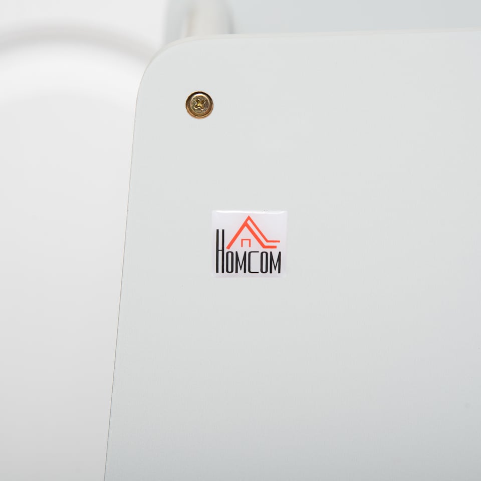 image 1 of HOMCOM Toddler Step Stool Kids Adjustable Standing Tower with Safety Rail | Grey