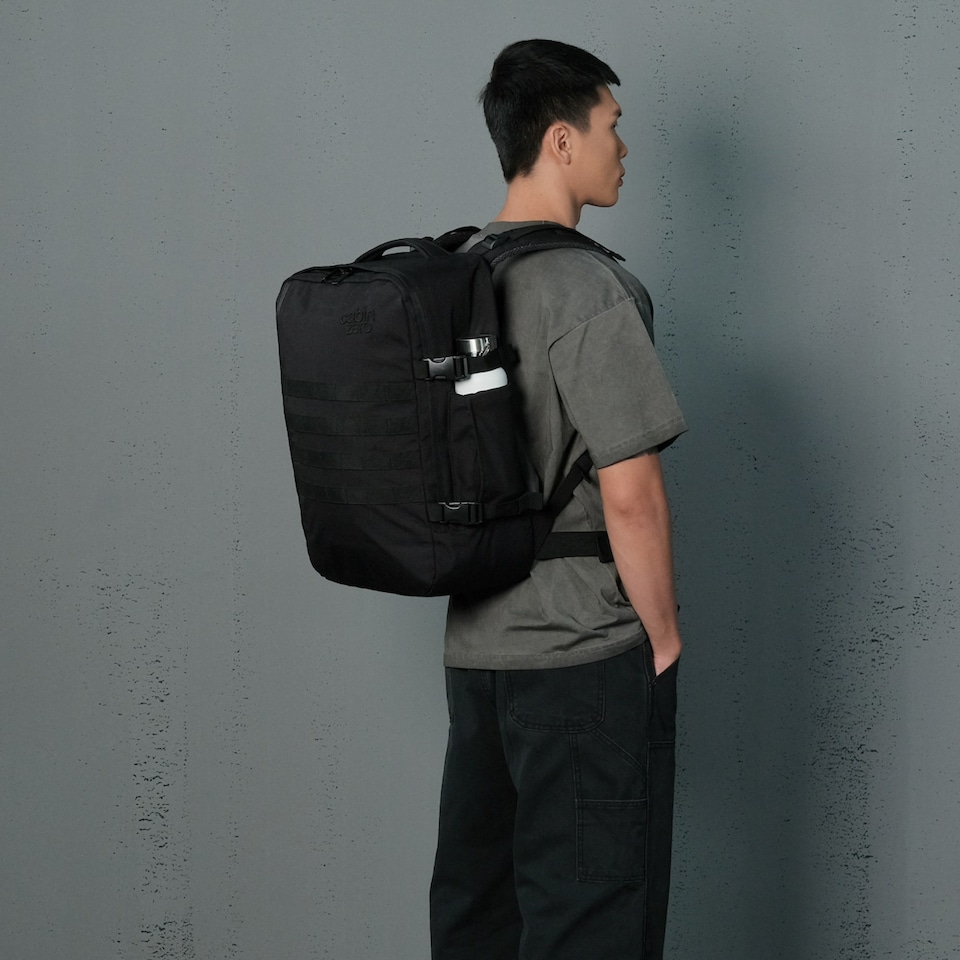 image 1 of Military Backpack 36L Absolute Black Black