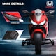 image 6 of HOMCOM Honda Licensed 6V Kids Electric Motorbike Ride On Car for 3-5 Years Red