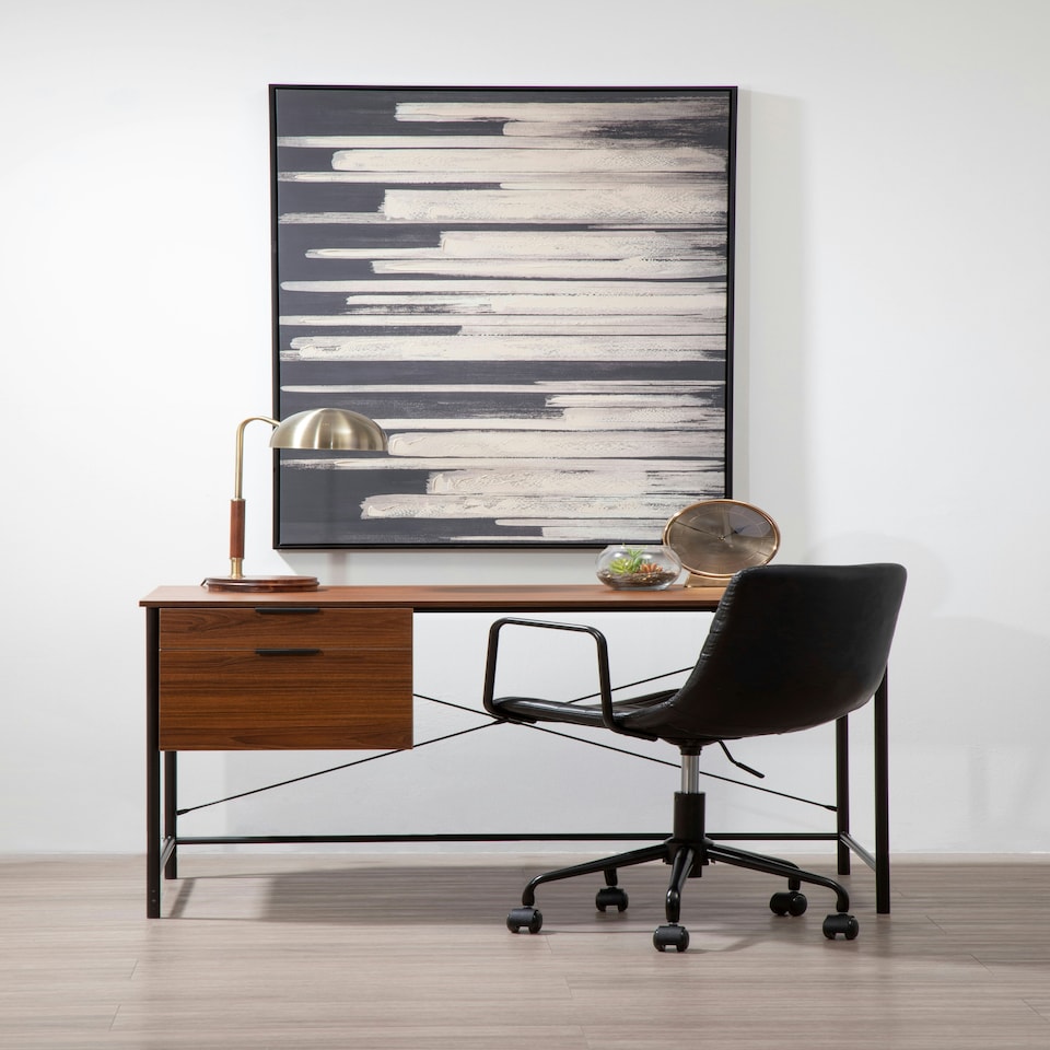 image 1 of Interiors by Premier Forbes Black Home Office Chair