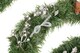 image 6 of Best Artificial 12ft / 360cm Decorated Frozen Christmas Garland with Realistic Ice Crystals with 100 Bright White Battery lights