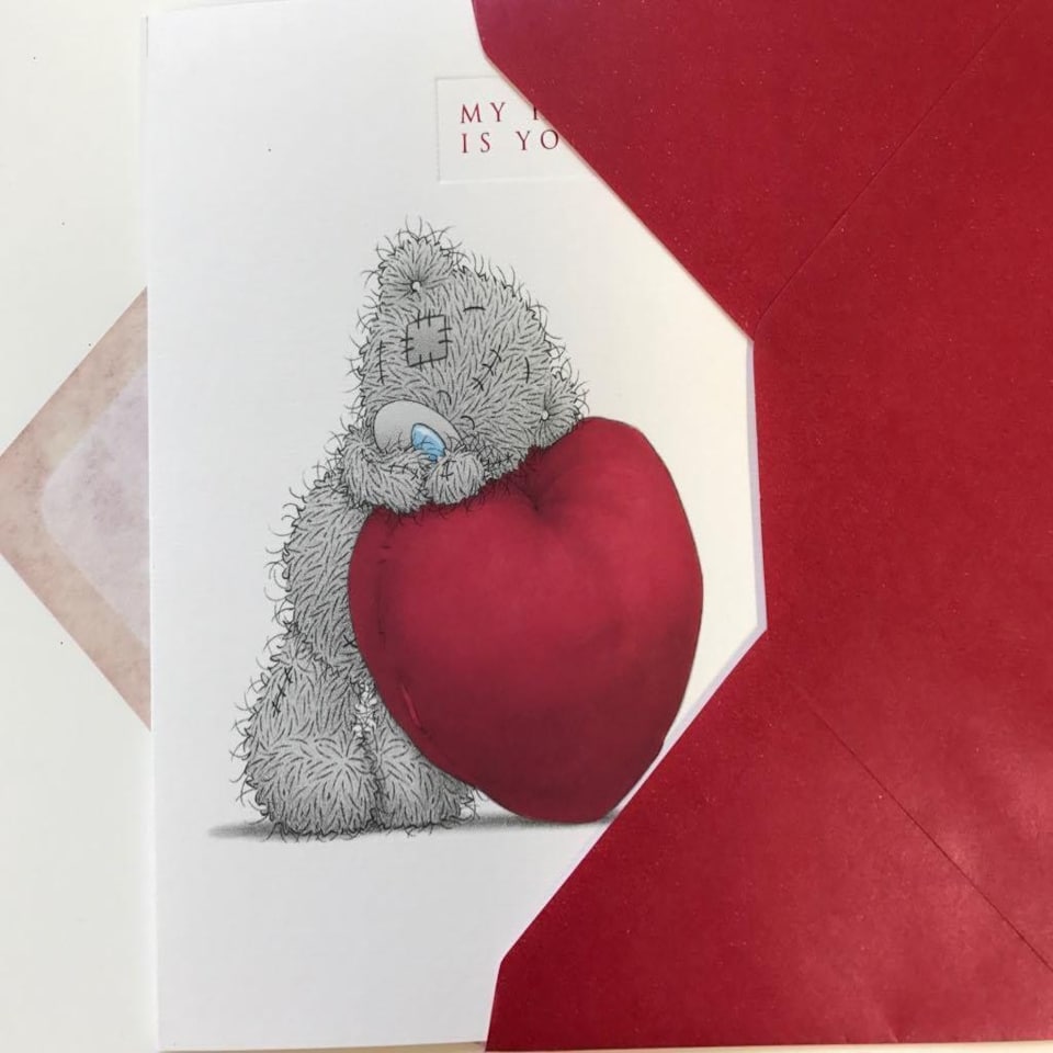 image 1 of My Heart Is Yours Me to You Bear Valentine's Day Card
